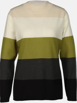 Damen Pullover "Cashmere Like" mit Streifen