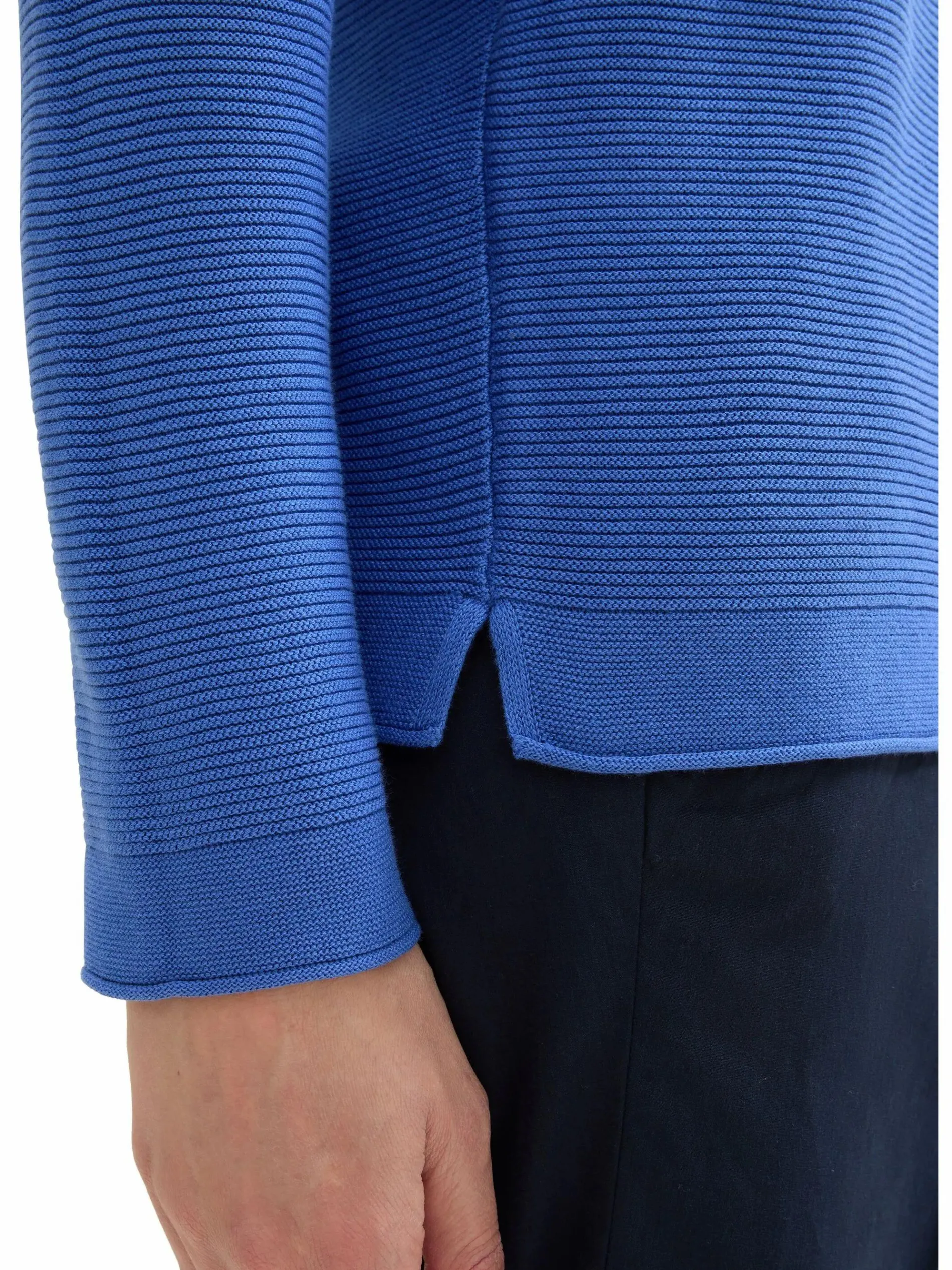 Damen Pullover in Ottoman Ripp