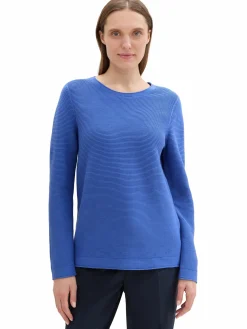 Damen Pullover in Ottoman Ripp