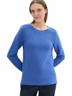 Damen Pullover in Ottoman Ripp