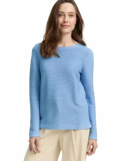 Damen Pullover in Ottoman Ripp