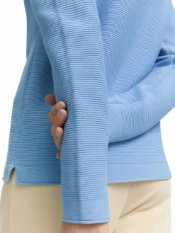 Damen Pullover in Ottoman Ripp