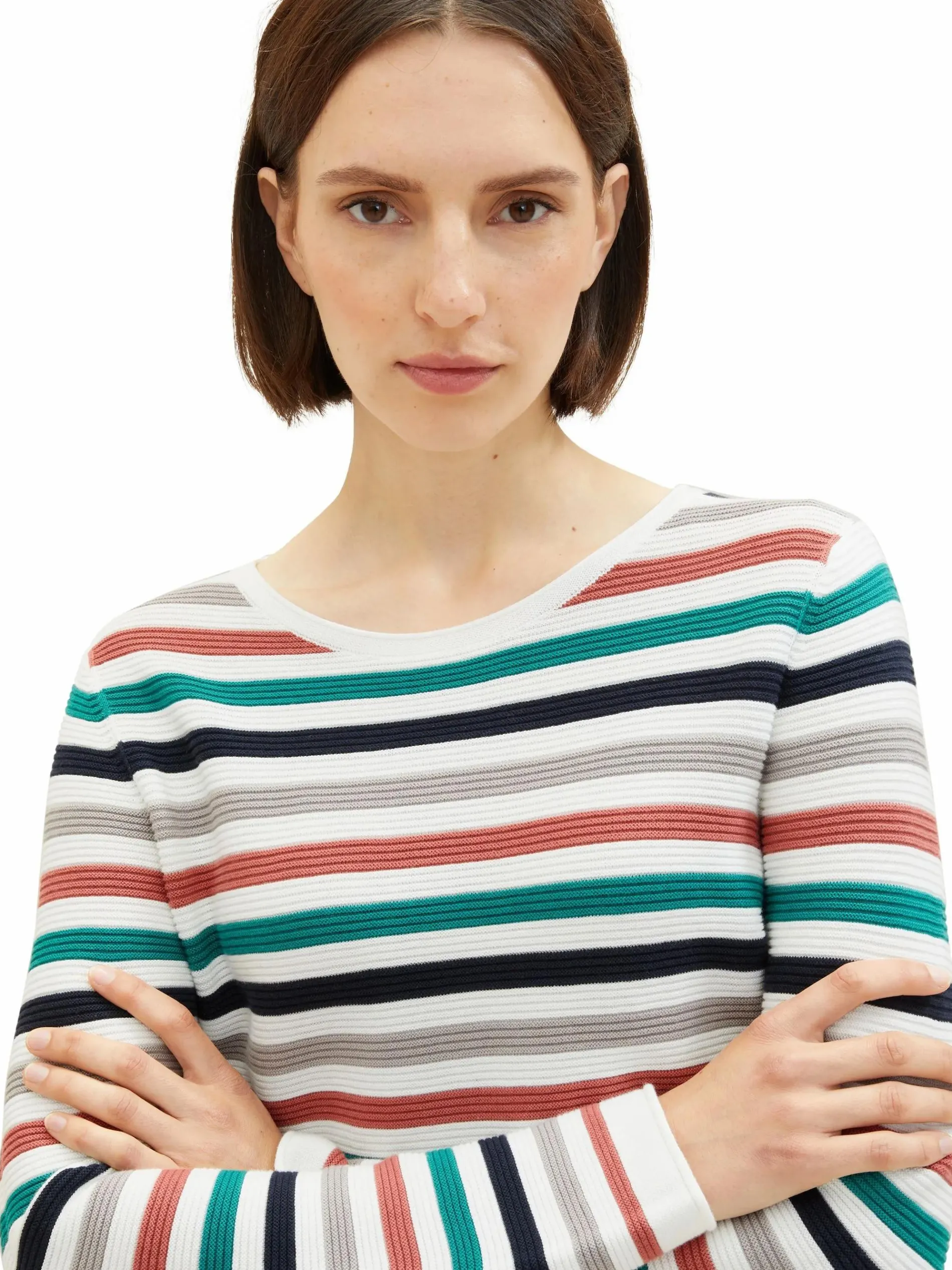 Damen Pullover in Ottoman Ripp