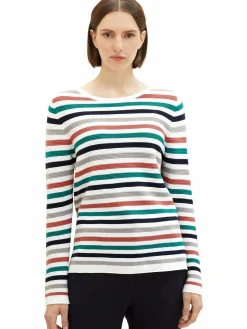 Damen Pullover in Ottoman Ripp