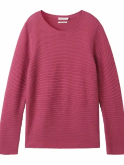 Damen Pullover in Ottoman Ripp