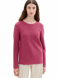 Damen Pullover in Ottoman Ripp