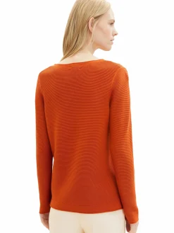 Damen Pullover in Ottoman Ripp