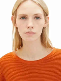 Damen Pullover in Ottoman Ripp