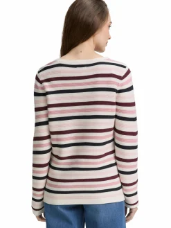 Damen Pullover in Ottoman Ripp