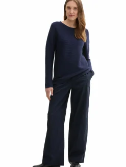 Damen Pullover in Ottoman Ripp