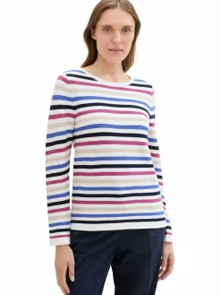 Damen Pullover in Ottoman Ripp