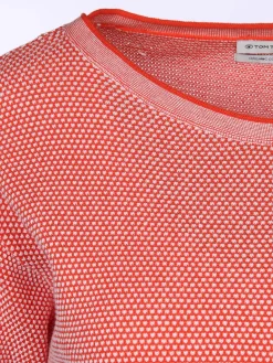 Damen Pullover in Waffelstruktur