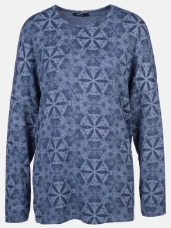 Damen Pullover mit Alloverprint