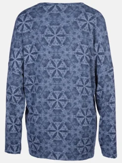 Damen Pullover mit Alloverprint