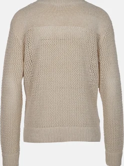 Damen Pullover mit Lochmuster