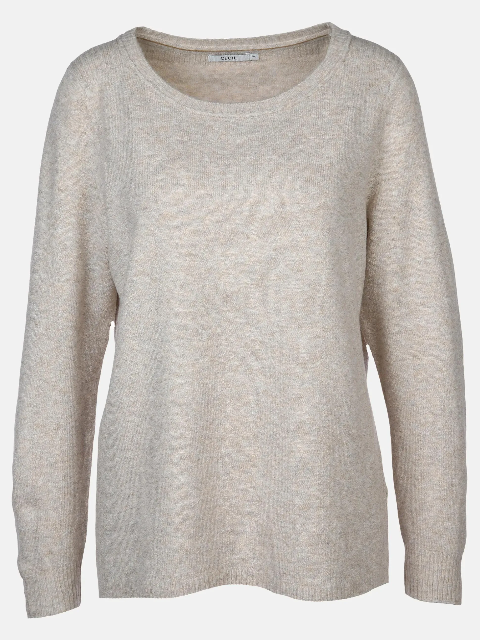 Damen Pullover mit Rippdetails