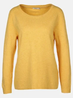 Damen Pullover mit Rippdetails