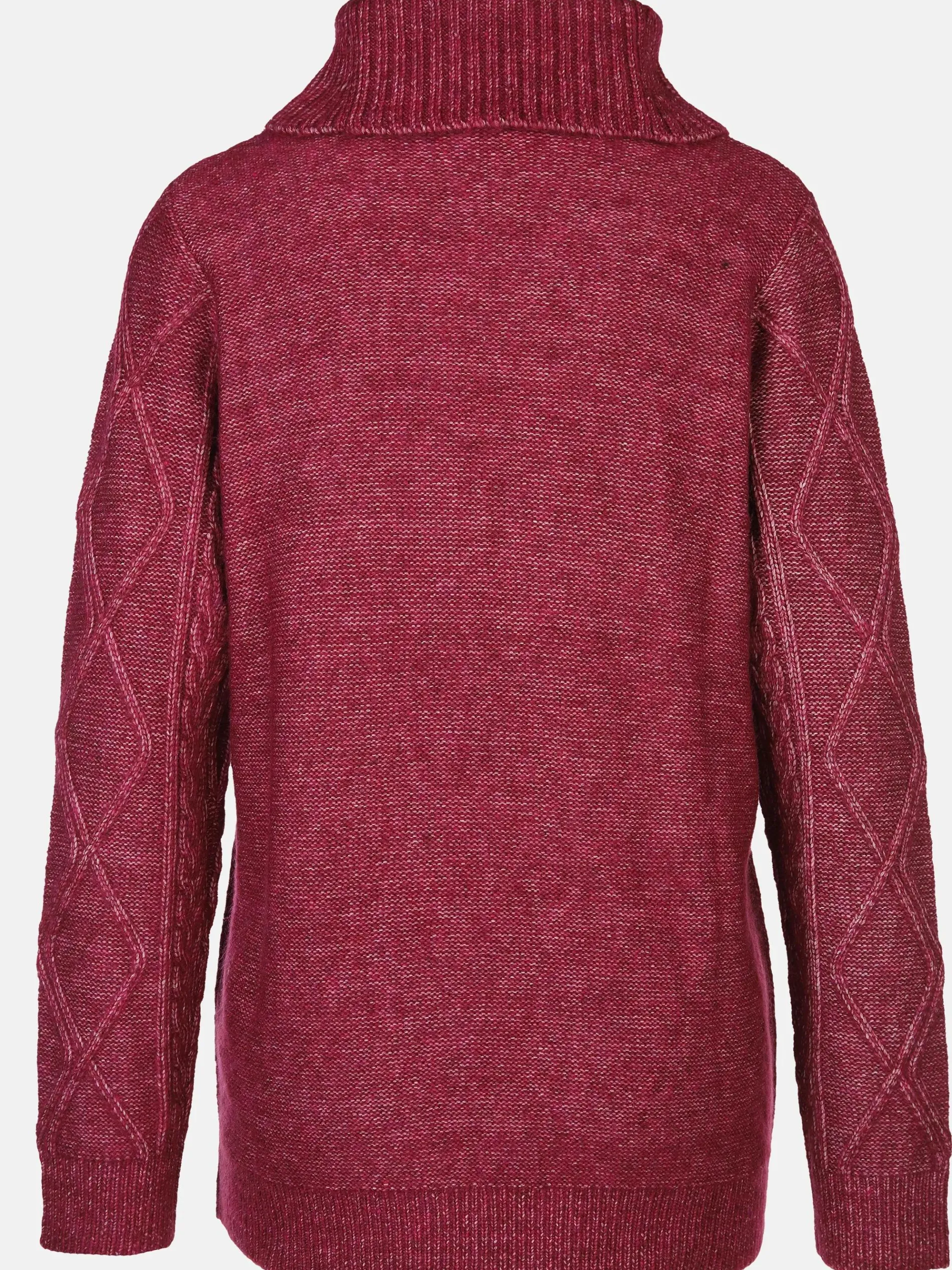 Damen Pullover mit Rollkragen und Muster