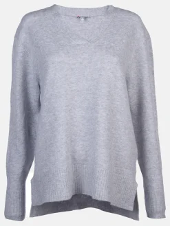 Damen Pullover mit V-Ausschnitt