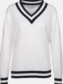 Damen Pullover mit V-Ausschnitt