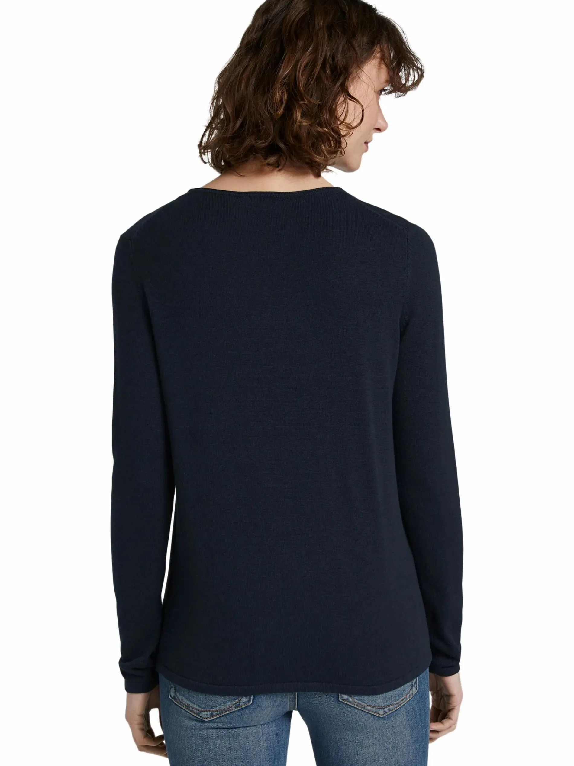 Damen Pullover mit V-Ausschnitt