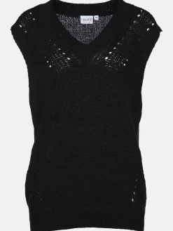 Damen Pullunder mit V-Ausschnitt