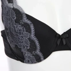 Damen Push Up BH mit Spitzenbesatz