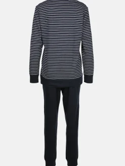 Damen Pyjama mit Streifen