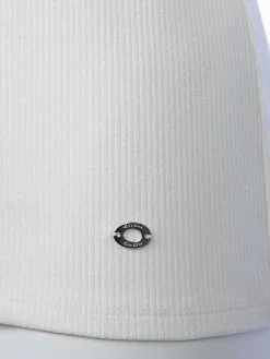 Damen Ripp Top unifarben