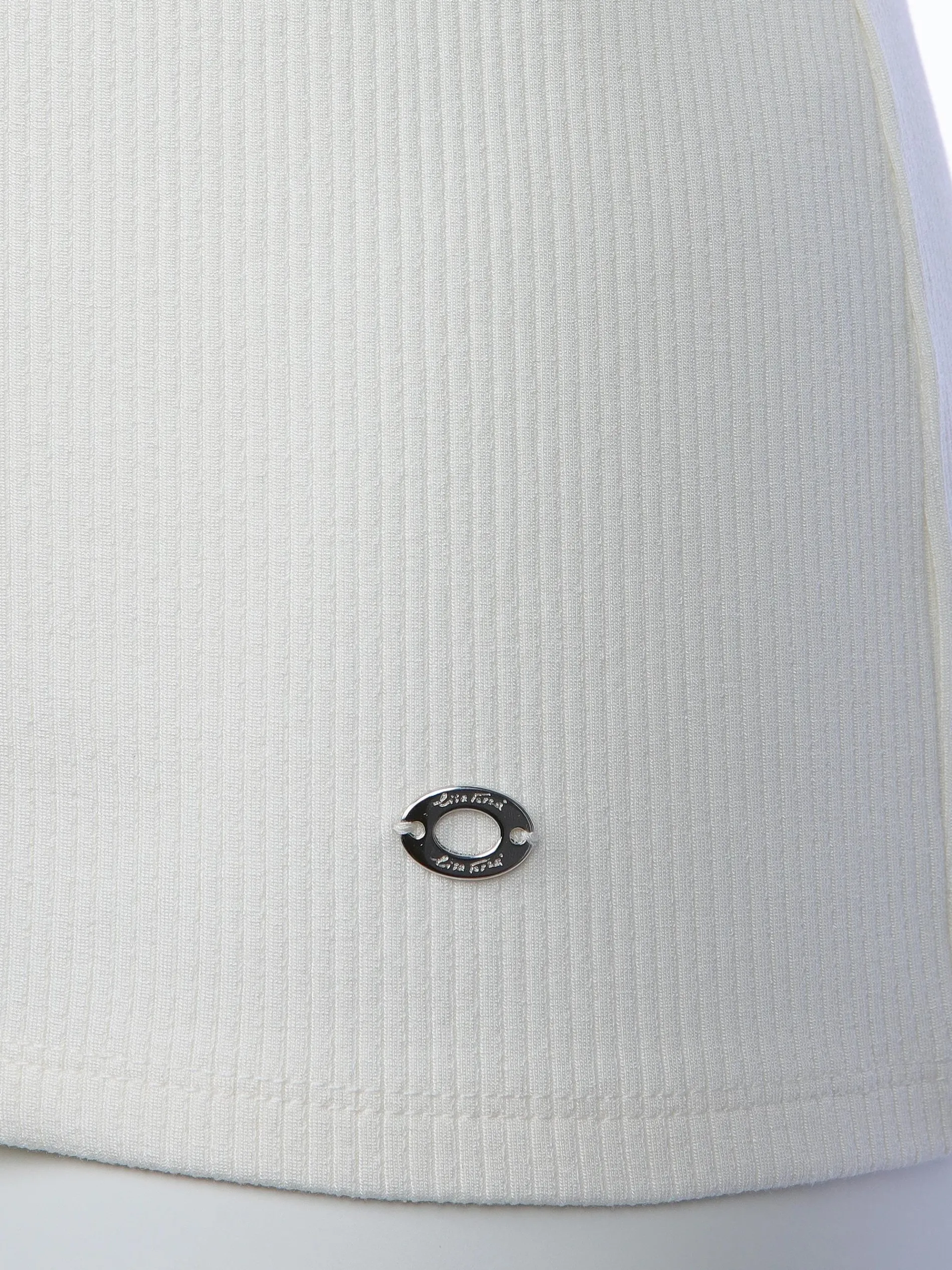 Damen Ripp Top unifarben