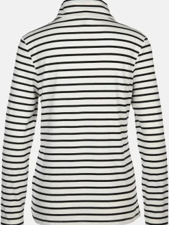 Damen Rollkragenshirt mit Streifen