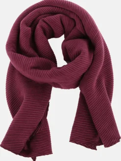 Damen Schal in weicher Rippoptik