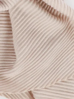 Damen Schal in weicher Rippoptik