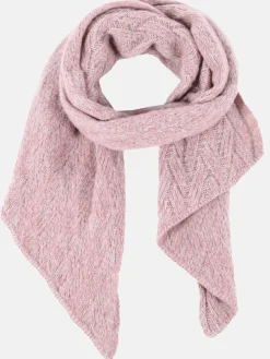 Damen Schal mit hübschem Strickmuster