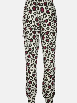 Damen Schlafanzughose im Leostyle