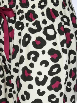 Damen Schlafanzughose im Leostyle