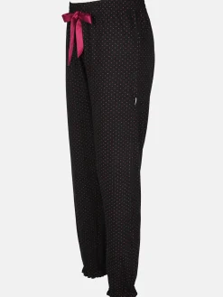 Damen Schlafanzughose mit Pünktchen