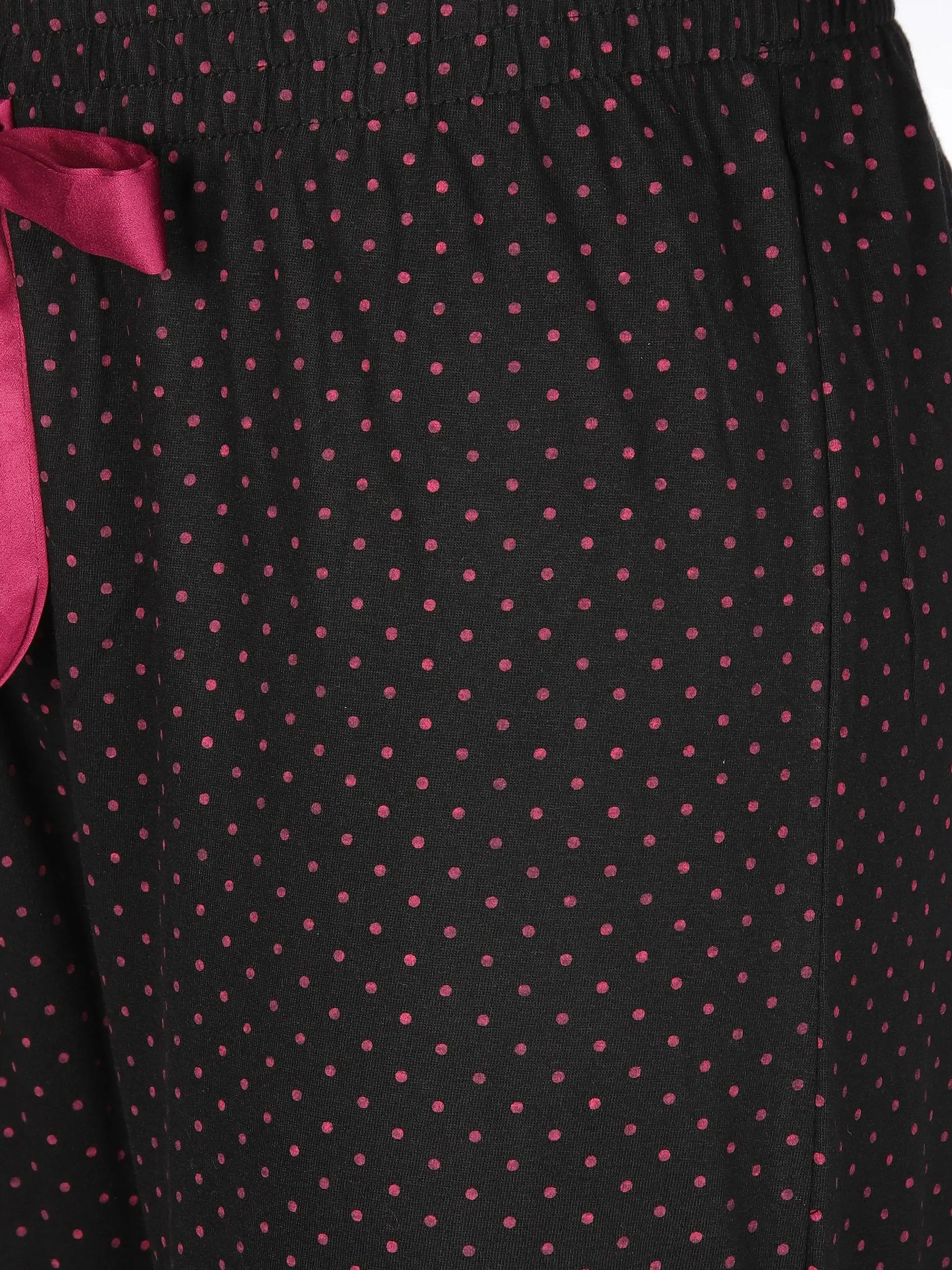 Damen Schlafanzughose mit Pünktchen