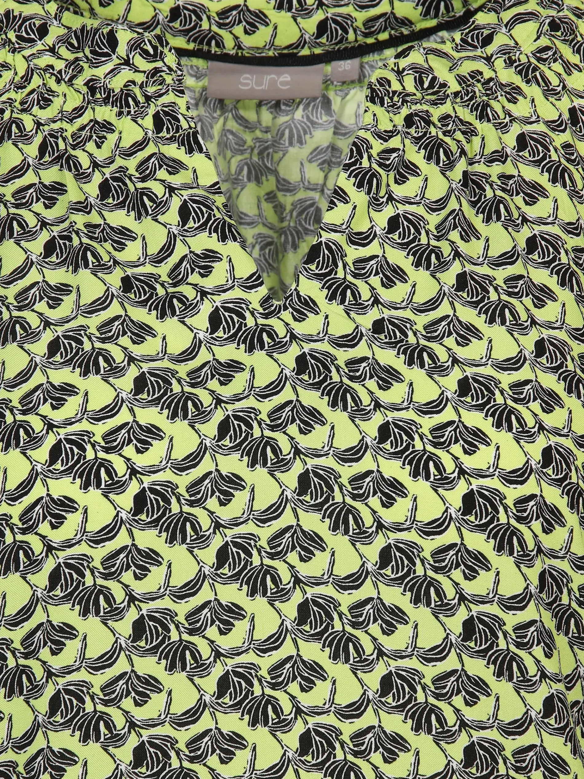 Damen Schlupfbluse mit Alloverprint