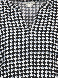Damen Schlupfbluse mit Alloverprint