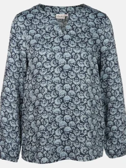 Damen Schlupfbluse mit Muster