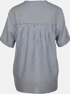 Damen Schlupfbluse mit Streifen