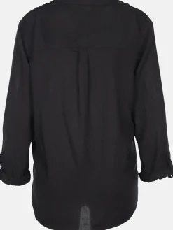 Damen Schlupfbluse unifarben