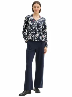 Damen Schlupfshirt mit Alloverprint