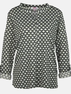 Damen Shirt im abstrakten Dessin