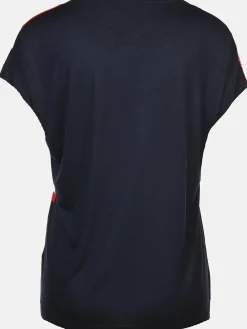 Damen Shirt im Materialmix