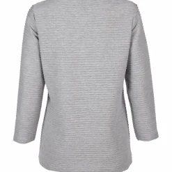 Damen Shirt in Ottoman Rib mit 3/4 Arm