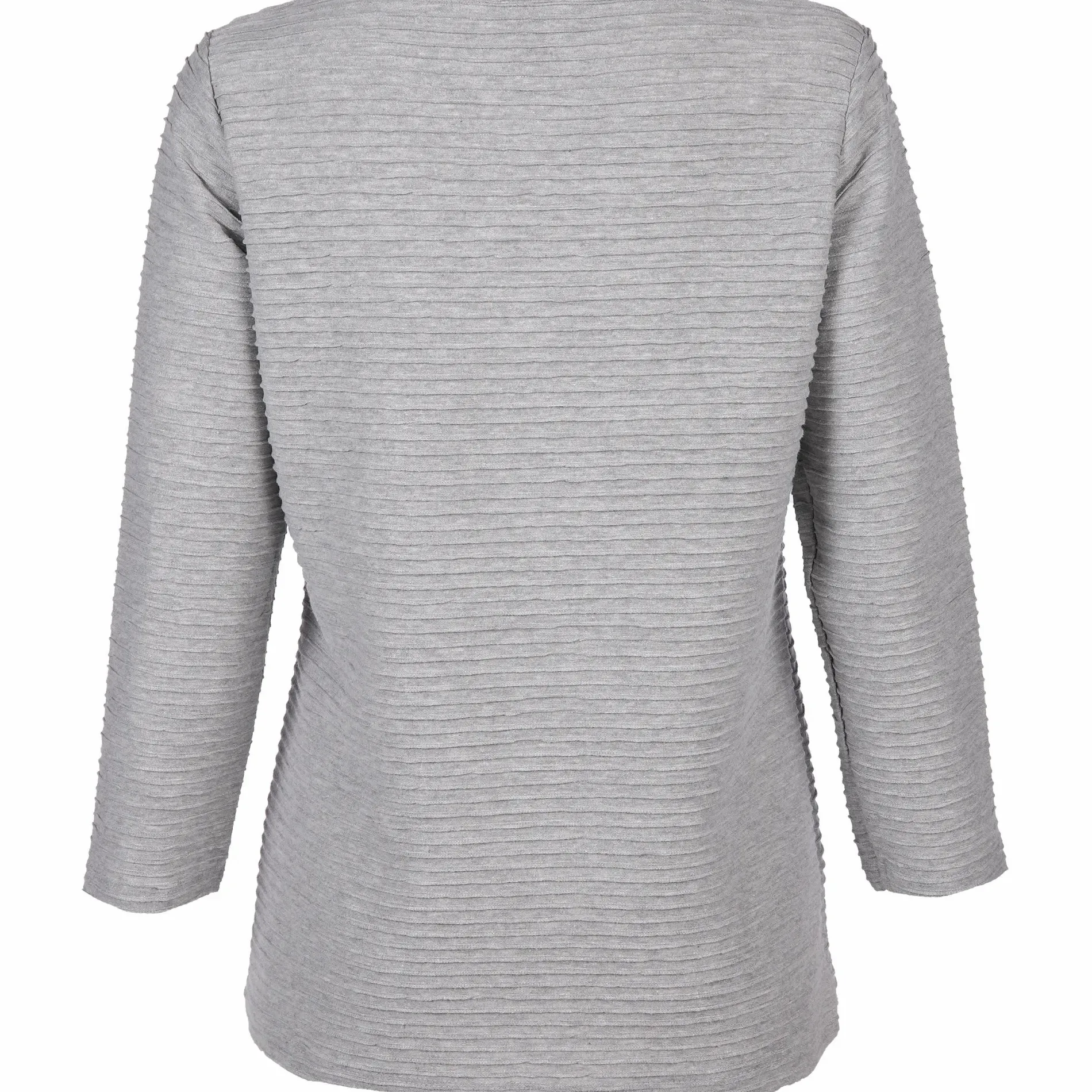 Damen Shirt in Ottoman Rib mit 3/4 Arm