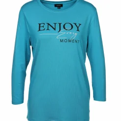 Damen Shirt mit 3/4 Arm und Print