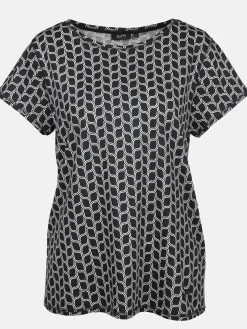 Damen Shirt mit Alloverprint